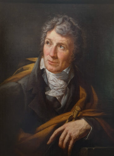 oeuvre de philippe-auguste hennequin - portrait présumé de l’architecte bruno renard - huile sur toile