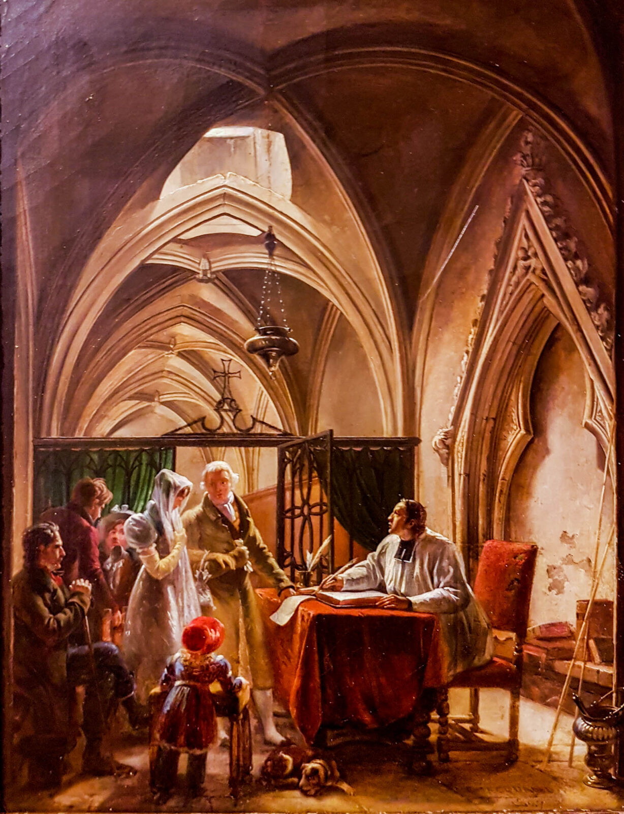 Mariage dans la crypte de st martin d'ainay