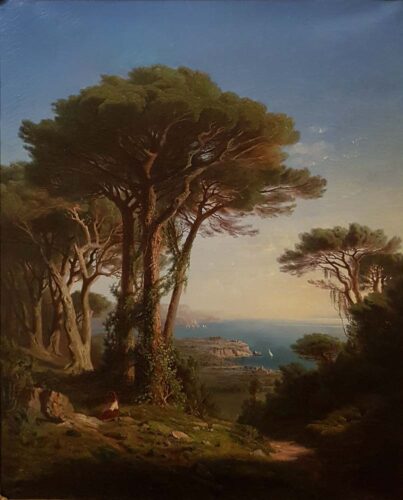 oeuvre de leberecht lortet - vue de la presqu’île de giens