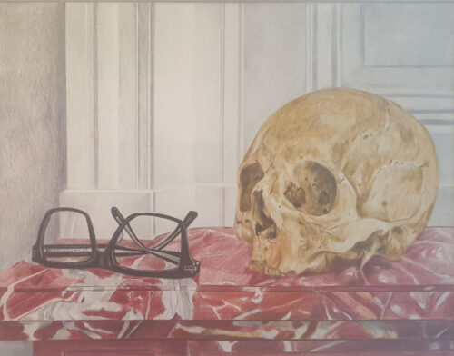 oeuvre de anthony vérot - vanité - huile sur toile