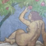 Eve cueillant le fruit défendu
