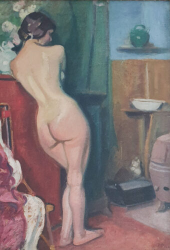 oeuvre de jean puy - nu de dos - huile sur toile