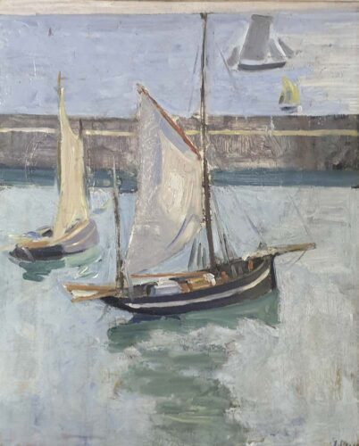 oeuvre de jean puy - belle-île - huile sur panneau