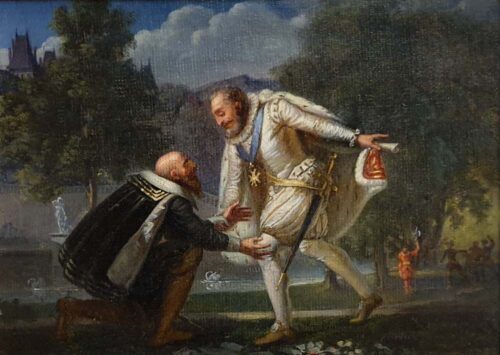 oeuvre de anonyme - henri iv - huile sur toile