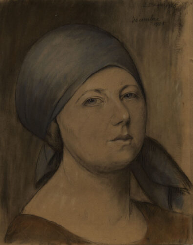 oeuvre de henriette bardey - autoportrait