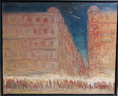 oeuvre de régis bernard - illumination n°4 - huile sur toile