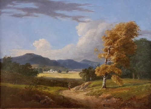 oeuvre de jean victor bertin - paysage animé