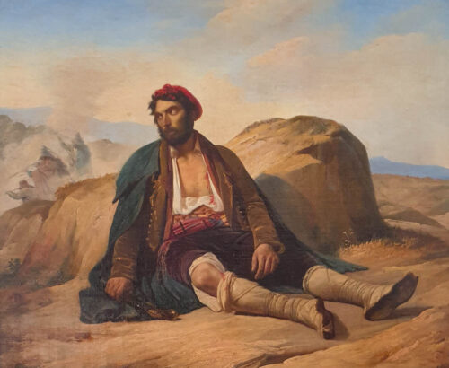 oeuvre de claude bonnefond - le brigand - huile sur toile