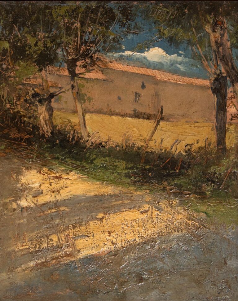 Paysage avec maison