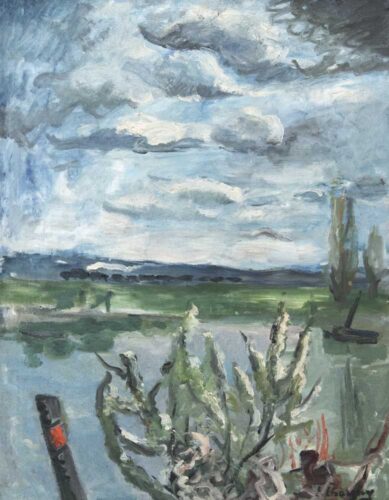 emilie charmy - tableau - la seine a ablon