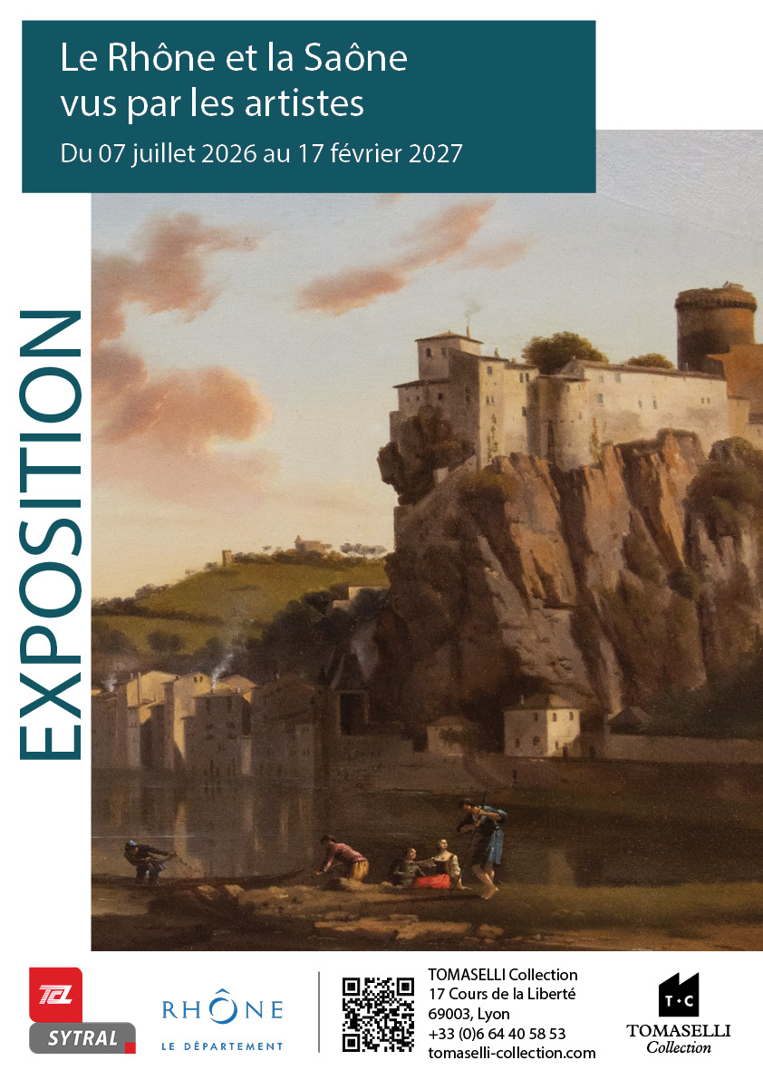 Affiche exposition "Le Rhône et la Saône vus par les artistes"